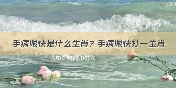 手病眼快是什么生肖？手病眼快打一生肖