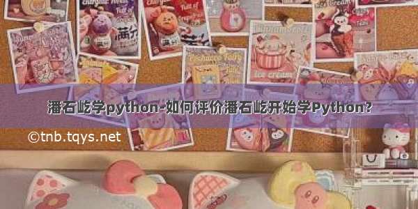 潘石屹学python-如何评价潘石屹开始学Python？