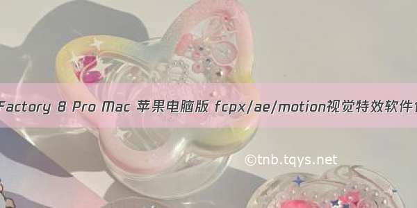 FxFactory 8 Pro Mac 苹果电脑版 fcpx/ae/motion视觉特效软件包