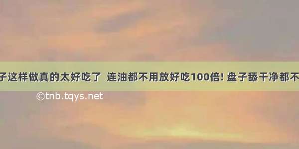 茄子这样做真的太好吃了  连油都不用放好吃100倍! 盘子舔干净都不够!