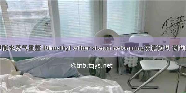 二甲醚水蒸气重整 Dimethyl ether steam reforming英语短句 例句大全