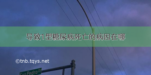 导致1型糖尿病死亡的病因在哪