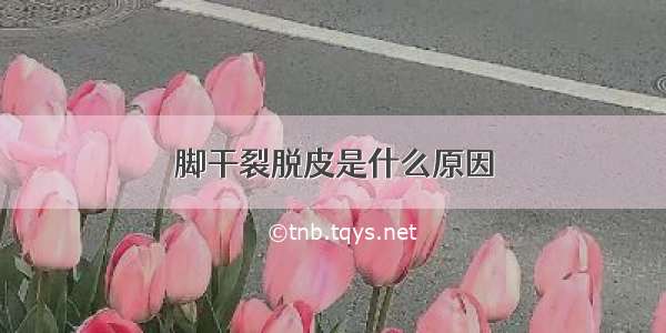 脚干裂脱皮是什么原因