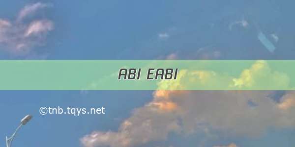 ABI EABI