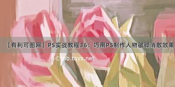 【有利可图网】PS实战教程36：巧用PS制作人物破碎消散效果