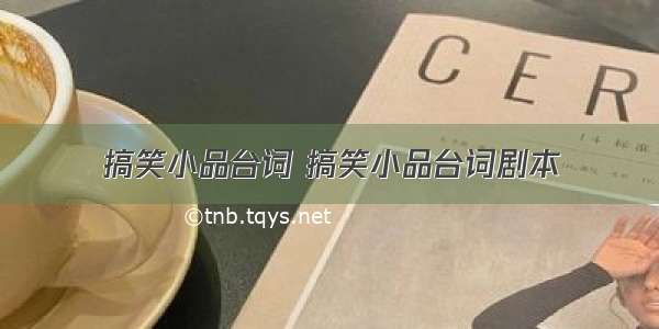 搞笑小品台词 搞笑小品台词剧本