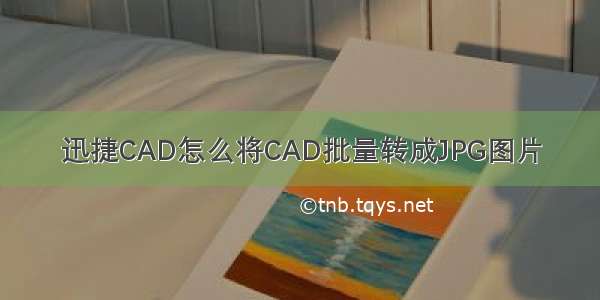 迅捷CAD怎么将CAD批量转成JPG图片