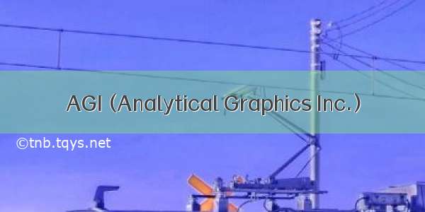 AGI (Analytical Graphics Inc.)