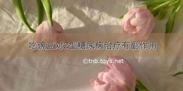 吃豌豆对2型糖尿病治疗有副作用