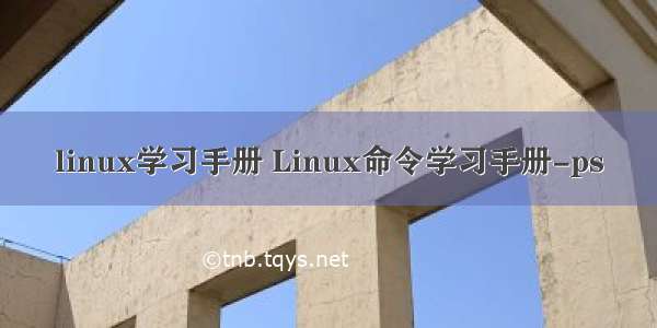 linux学习手册 Linux命令学习手册-ps