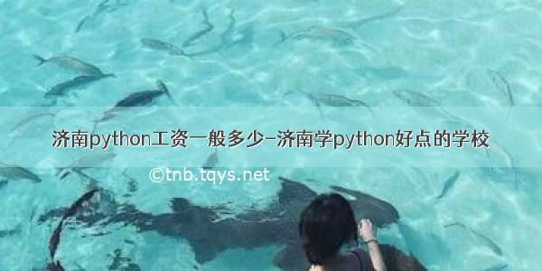 济南python工资一般多少-济南学python好点的学校