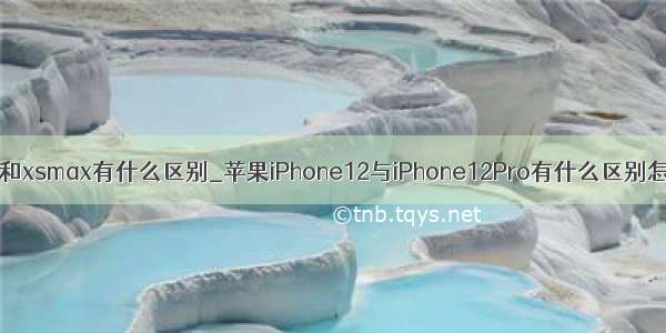 苹果x和xsmax有什么区别_苹果iPhone12与iPhone12Pro有什么区别怎么选