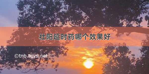 壮阳延时药哪个效果好