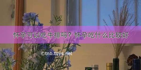 怀孕可以吃牛排吗？怀孕吃什么比较好