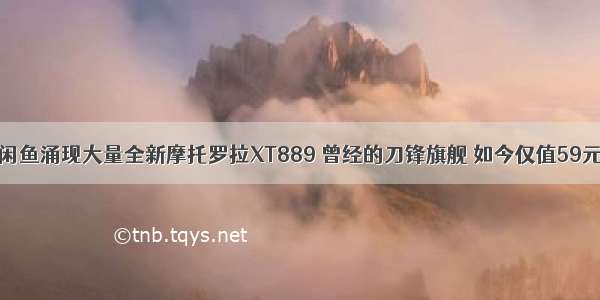 闲鱼涌现大量全新摩托罗拉XT889 曾经的刀锋旗舰 如今仅值59元