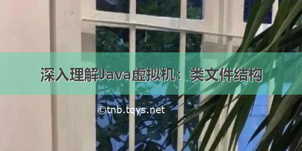 深入理解Java虚拟机：类文件结构