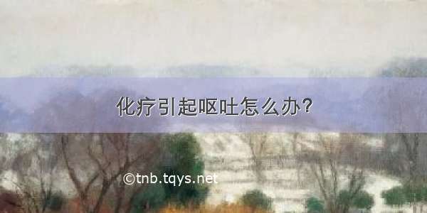 化疗引起呕吐怎么办？