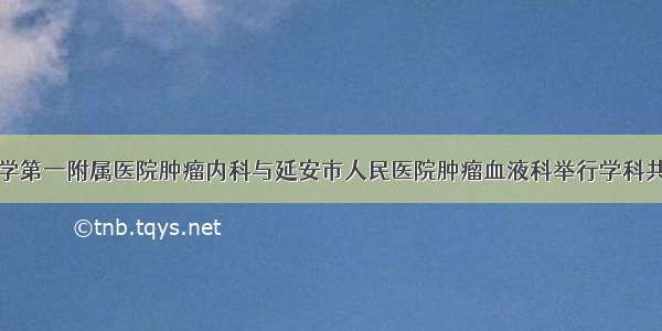 西安交通大学第一附属医院肿瘤内科与延安市人民医院肿瘤血液科举行学科共建签约仪式