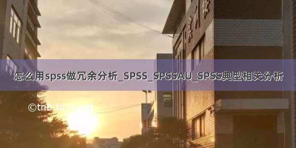 怎么用spss做冗余分析_SPSS_SPSSAU_SPSS典型相关分析