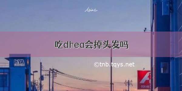 吃dhea会掉头发吗