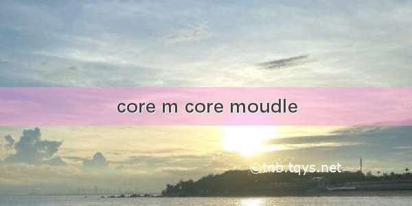 core m core moudle