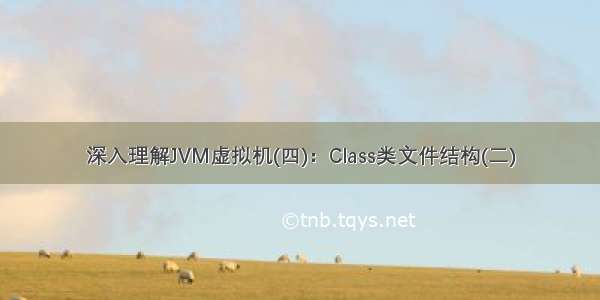 深入理解JVM虚拟机(四)：Class类文件结构(二)