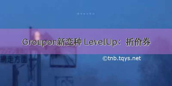 Groupon新变种 LevelUp：折价券