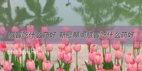 感冒吃什么药好 新冠期间感冒吃什么药好