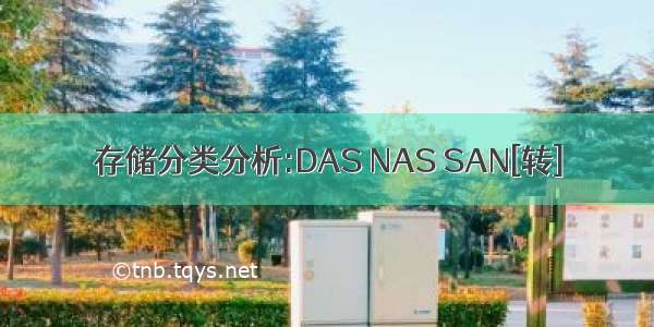 存储分类分析:DAS NAS SAN[转]