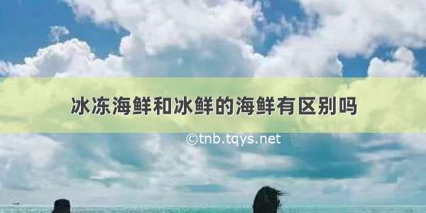 冰冻海鲜和冰鲜的海鲜有区别吗