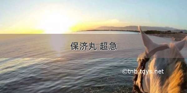 保济丸 超急