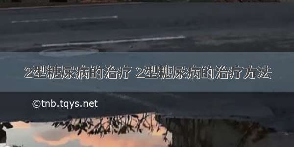 2型糖尿病的治疗 2型糖尿病的治疗方法