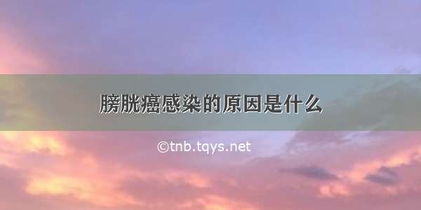 膀胱癌感染的原因是什么