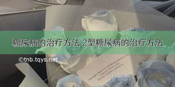 糖尿病的治疗方法 2型糖尿病的治疗方法