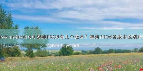 魅族pro6 android 6.0 魅族PRO6有几个版本？魅族PRO6各版本区别对比介绍