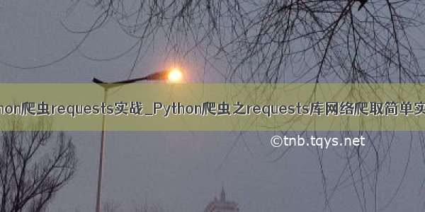 python爬虫requests实战_Python爬虫之requests库网络爬取简单实战