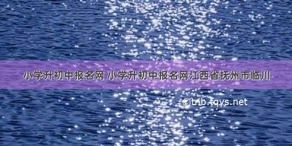 小学升初中报名网 小学升初中报名网江西省抚州市临川