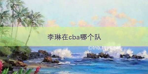 李琳在cba哪个队