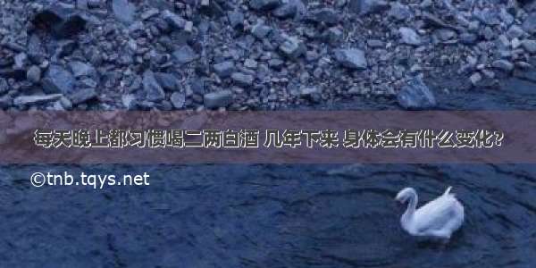 每天晚上都习惯喝二两白酒 几年下来 身体会有什么变化？