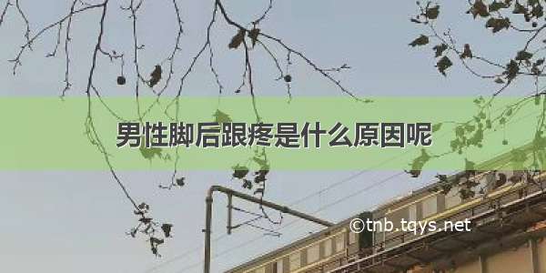 男性脚后跟疼是什么原因呢