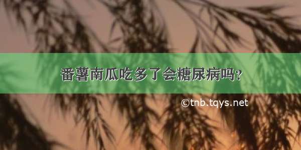 番薯南瓜吃多了会糖尿病吗？