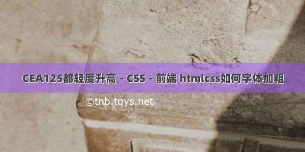 CEA125都轻度升高 – CSS – 前端 htmlcss如何字体加粗