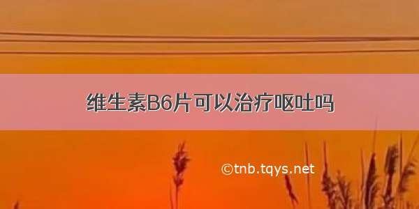 维生素B6片可以治疗呕吐吗