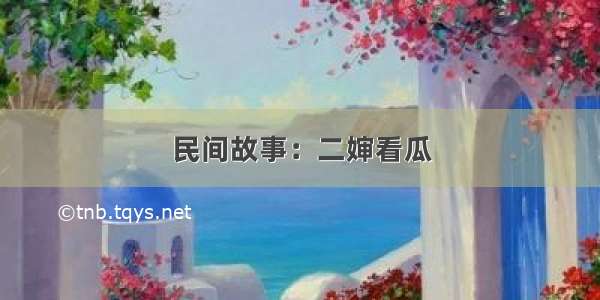 民间故事：二婶看瓜