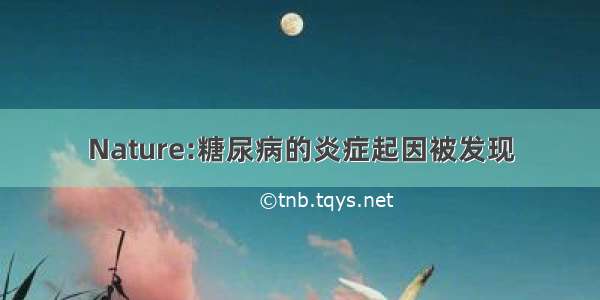 Nature:糖尿病的炎症起因被发现