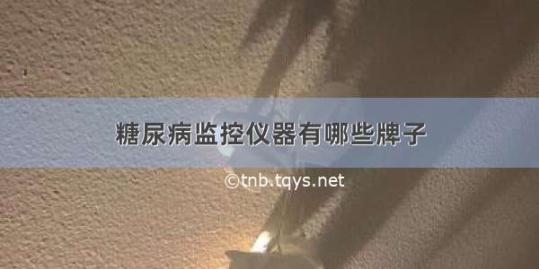 糖尿病监控仪器有哪些牌子