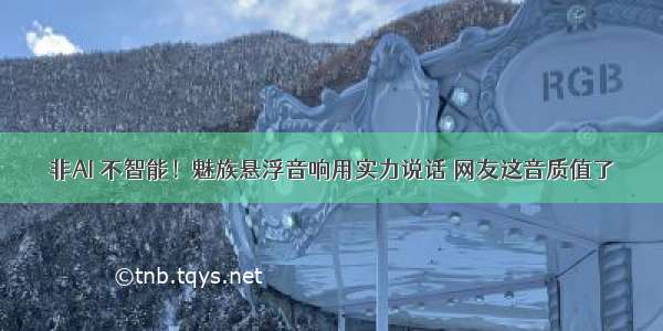 非AI 不智能！魅族悬浮音响用实力说话 网友这音质值了