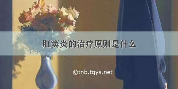 肛窦炎的治疗原则是什么