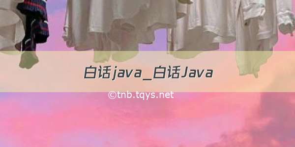 白话java_白话Java