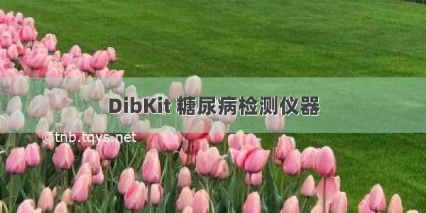 DibKit 糖尿病检测仪器